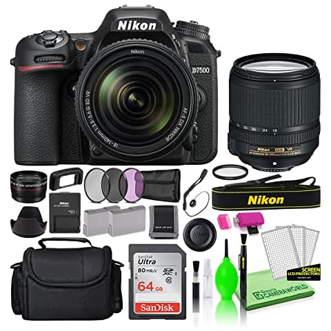 Nikon D7500 DSLR Camera Bundle Kit Cover