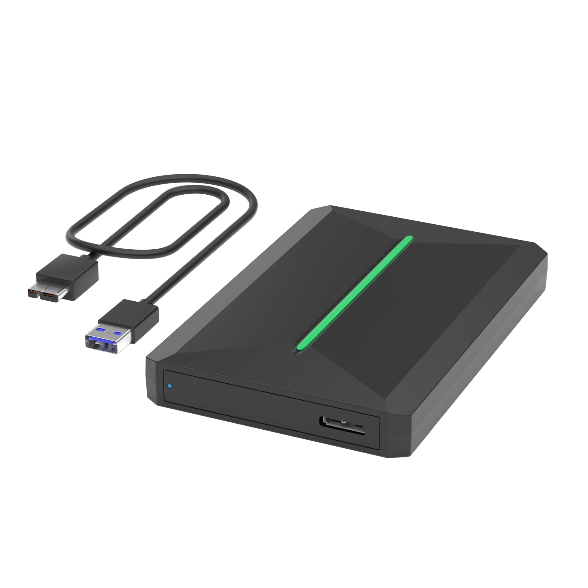 Odetina 2TB External Solid State Drive, High-Speed Compact Portable Drive USB 3.0 up to 5Gbps Compatible with 2.5 Inch SATA HDD/SSD for PC Laptop Desktop Gaming — view 9