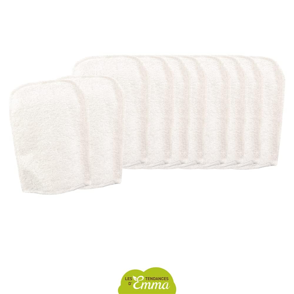 Kit Eco chou lingettes bébé lavables coton bio