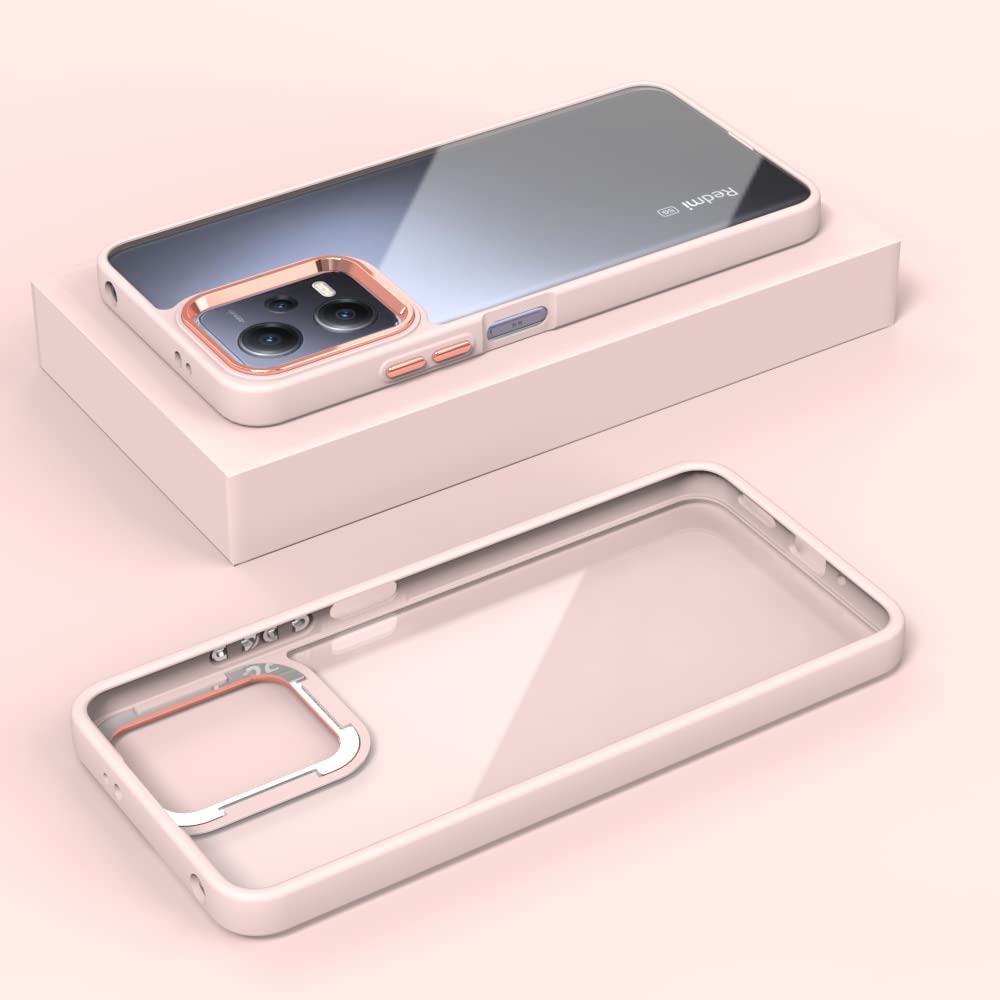 Custodia Per Xiaomi Redmi 12C/11A – Trasparente Con Motivo Farfalla Gobbo, TPU Morbido Antiurto, Cover Sottile