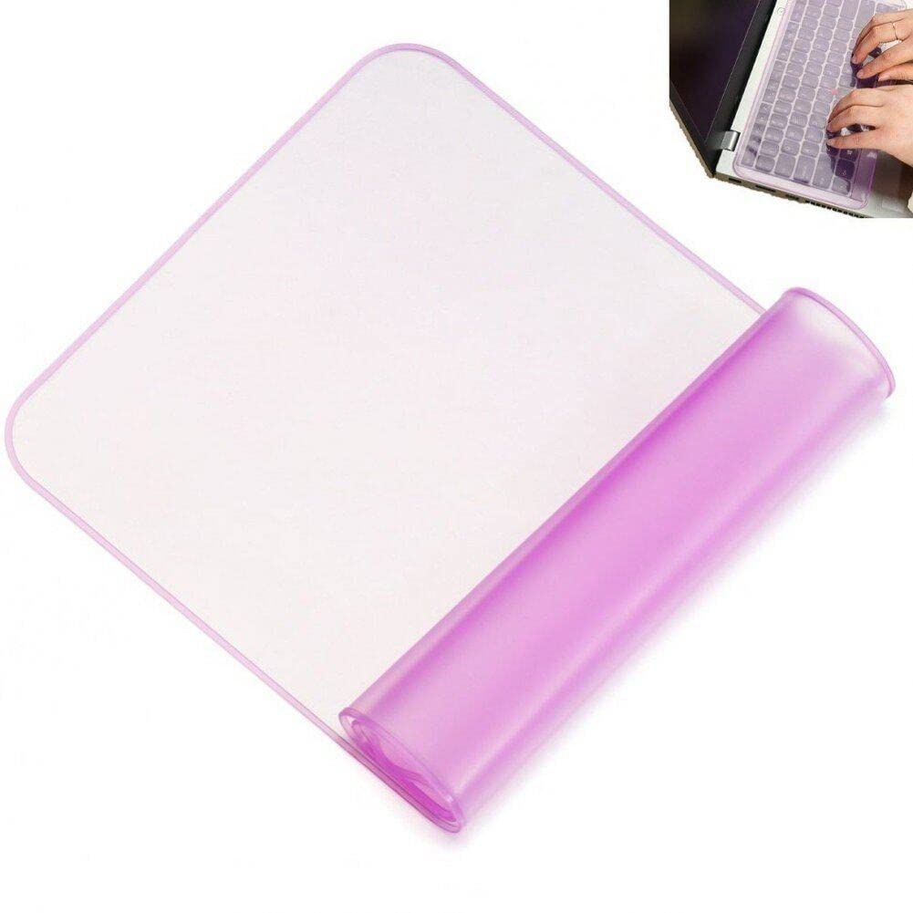 Sanfly Universal Silicone Keyboard Cover Keyboard Protector Dust Spill Protection Cover Skin for Computer Desktop Keyboards