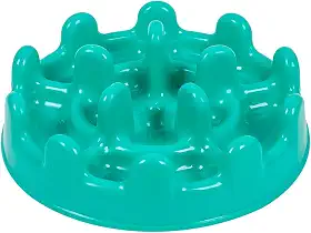 Pet Games Comedouro Lento Funcional Mini Pet Fit Verde Agua Para Cães