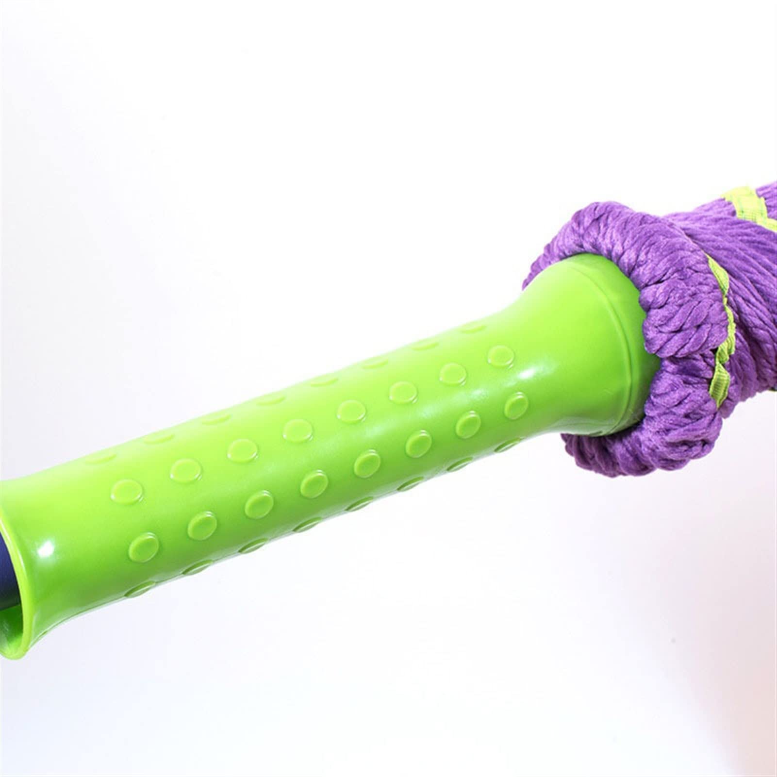 TOMYEUS Frife de Limpiador de Pisos con 2 Cabezas Reutilizables, Fácil retorcimiento de trapeador de Giro, trapeadores Secos y húmedos for Madera Dura, Tirar Azulejos de Limpieza de Microfibra.