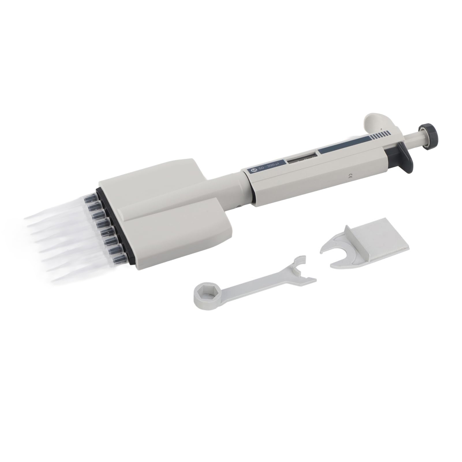 Pipeta 8 Canales Pipeta 50-300μl Pipeta Multicanal Pipeta Mecánica Volumen Variable Herramienta Laboratorio Pipeta Ajustable Manual