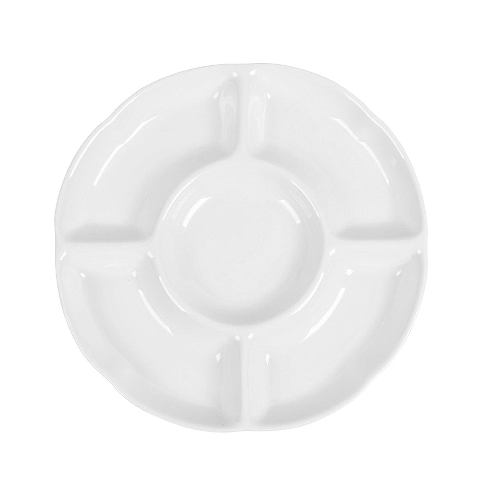 Tavolozza di Ceramica Rotonda Multifunzione, for Artisti, Pittori Professionali, Pittura Dilettanti, Artigianato, Hobbisti