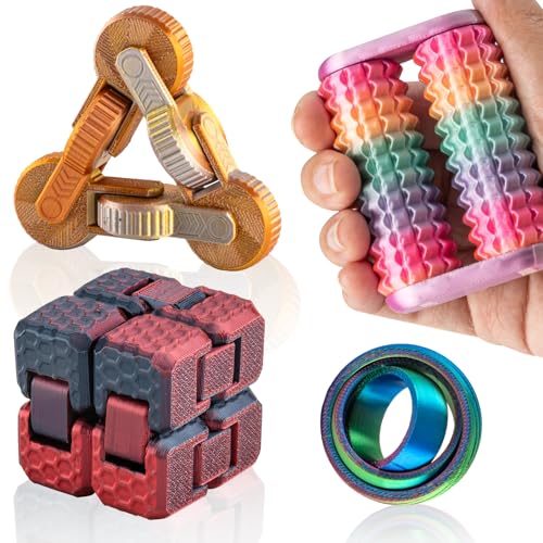 JOYBLI- Handheld Fidget Toy for Adults , 4PC Fidget Toys Set...
