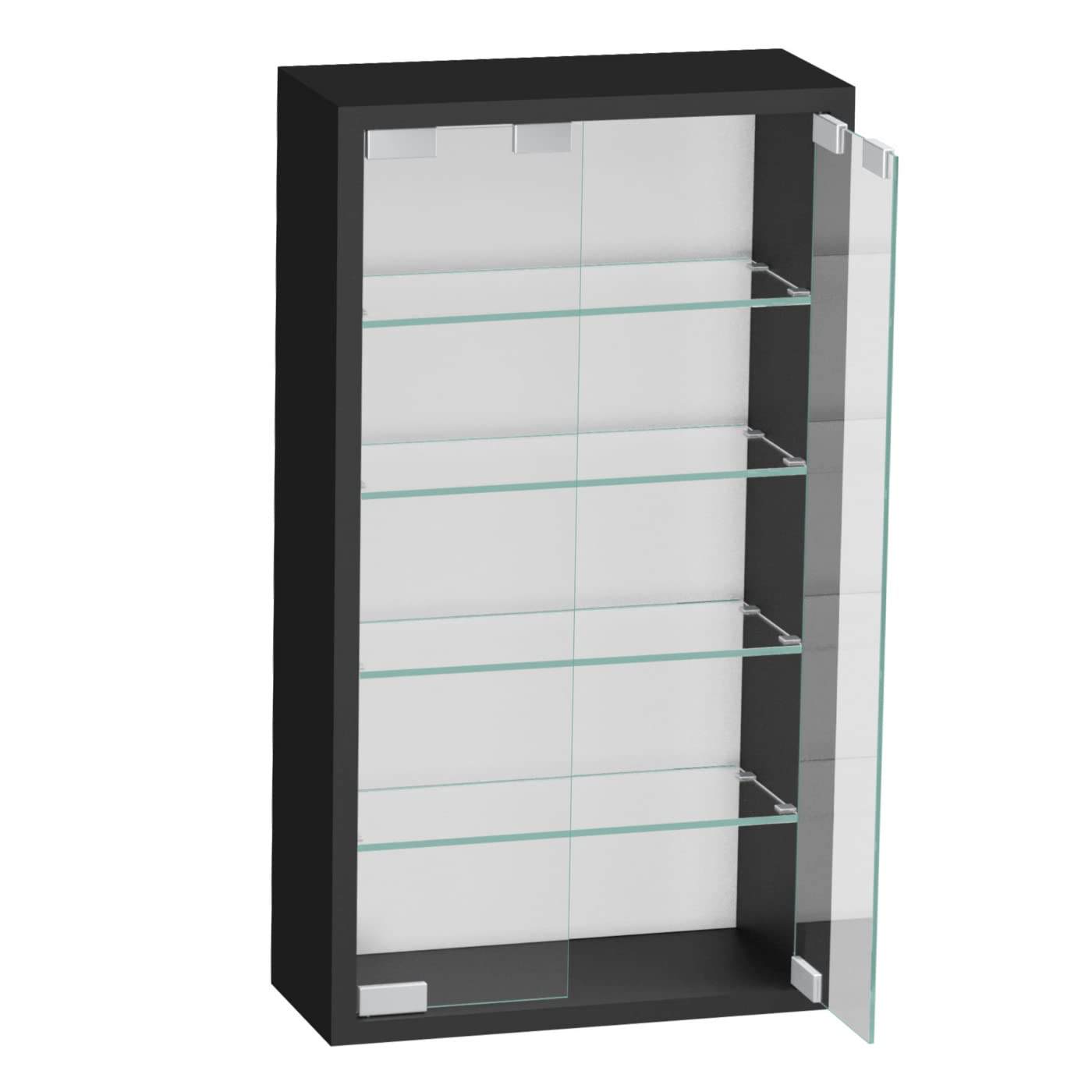 Vitrina vitrina de pared colgante de pie - 40 x 60 x 13 cm