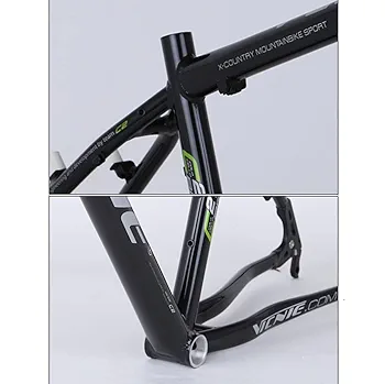 ツインショック MTB フレーム 26インチ マウンテンバイク MTB 自転車 26インチ アルミ Wサス シマノ製21