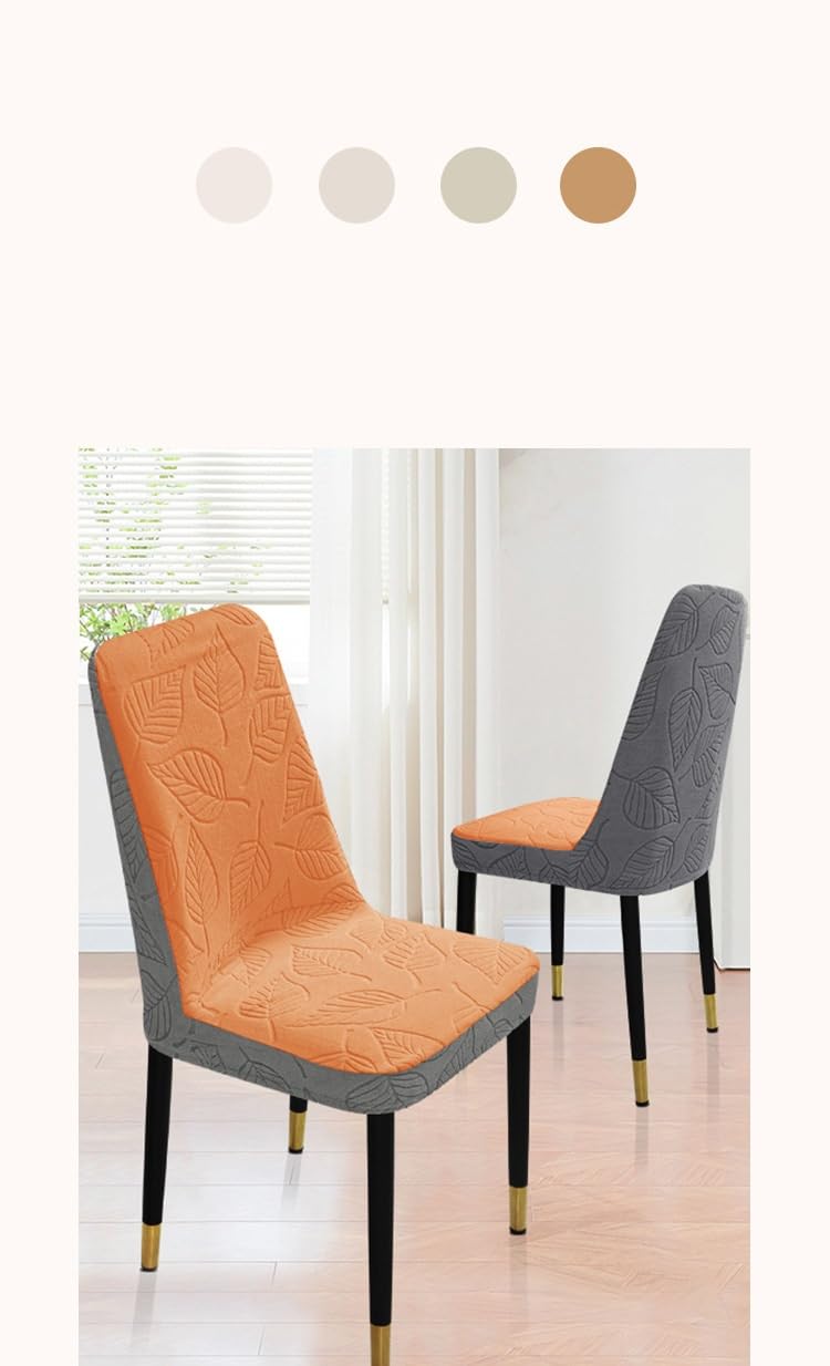 Stretch-Velours-Esszimmerstuhl-Schonbezug, superweicher Stuhlbezug, abnehmbar, Spandex-Plüsch, kurzer Stuhlbezug, waschbar, abnehmbar(Blue,6 Sets)