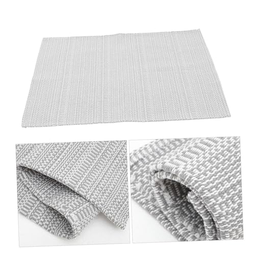 Funda para reposabrazos de sofá en algodón y lino gris cubiertas estirables DIYEAH 4