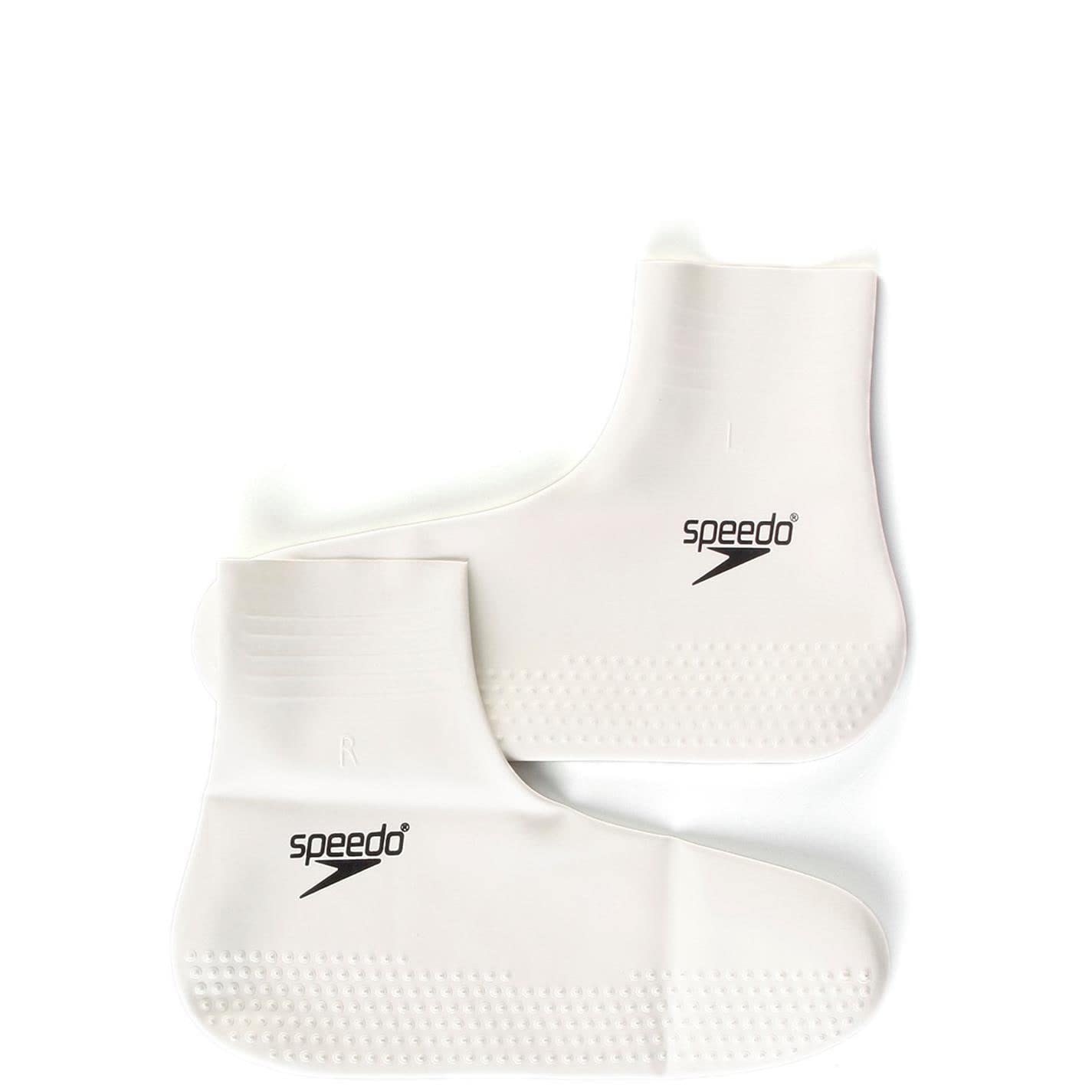 Speedo Unisex Latex Socks White Large