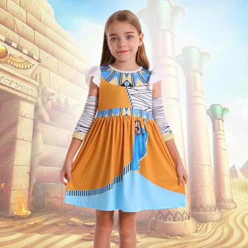 Disfraz Cleopatra para Niñas Pequeñas Vestido Egipcia miniatura 2