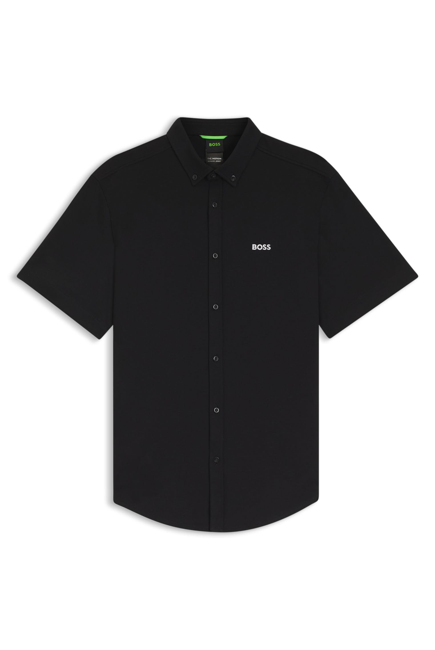 Boss Men's Green/Black St_motion Short Sleeve Shirt - 002 - 002 - L