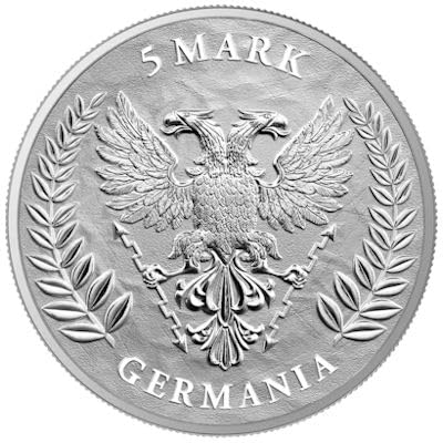 Moneda de Plata de 1 Oz Germania Mint - 5 Marcos Germania 2024-1 Oz Plata