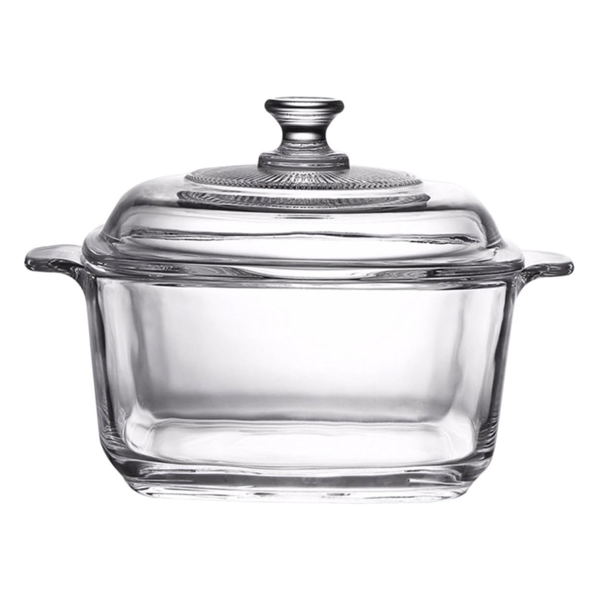 GARVALON Verdickte Glas Schüssel mit Deckel und Griffen Mikrowellengeeignete 1l Aufbewahrungsschale für Küche Ofen und Kühlschrankschüssel Lebensmittelbehälter für Suppe und Obst