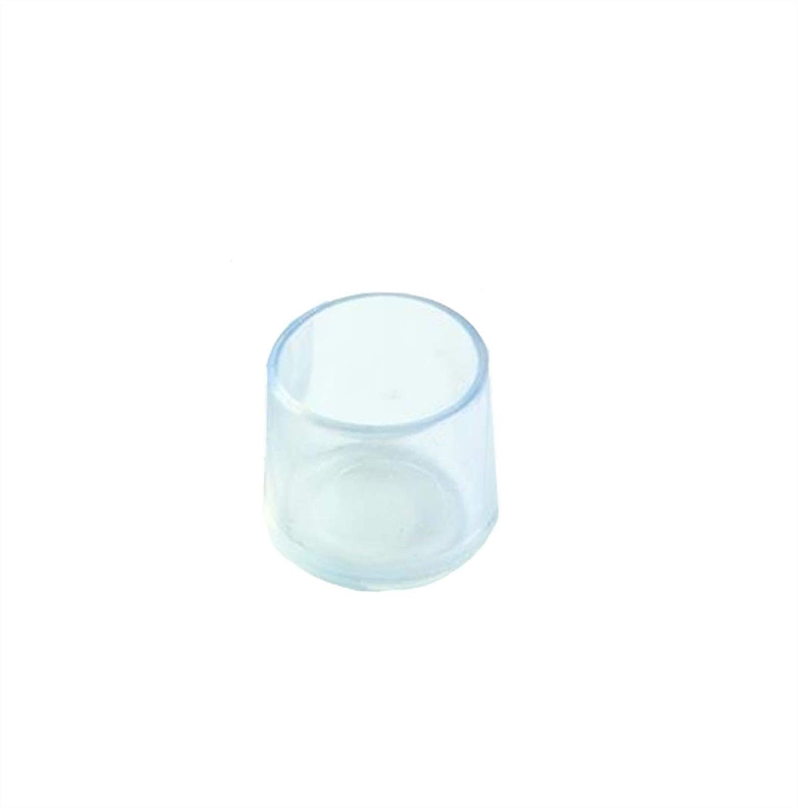 Chair Leg Floor Protectors Transparent Silicone Furniture Leg Caps 16 pcs Multiple Sizes Floor Protector(Circle 60mm)