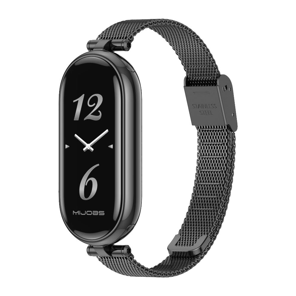 MIJOBS Strap for Xiaomi Mi Band 10/9/8 Breathable Replacement Strap for Mi Fit Band 9 SmartWatch Straps Wristband Bracelet for Women Men