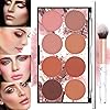 NewBang 8 Colors Blush Palette, Matte Mineral Blush Powder Bright Shimmer Face Blush,Contour and Highlight Blush Palette,Professional Facial Beauty Cosmetic Makeup Blush