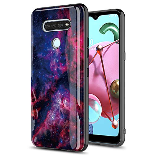 GORGCASE Phone CASE for LG STYLO 6, Ultra Slim Graphic IMD Design Anti-Scratch Shook-Proof Hybrid Rubber TPU Bumper Armor Cute Teen Man BOY Girls Women Drop Protective Cover Nebula Galaxy Star