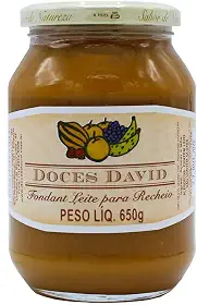 Fondant de Leite para Recheios Doces David 650g