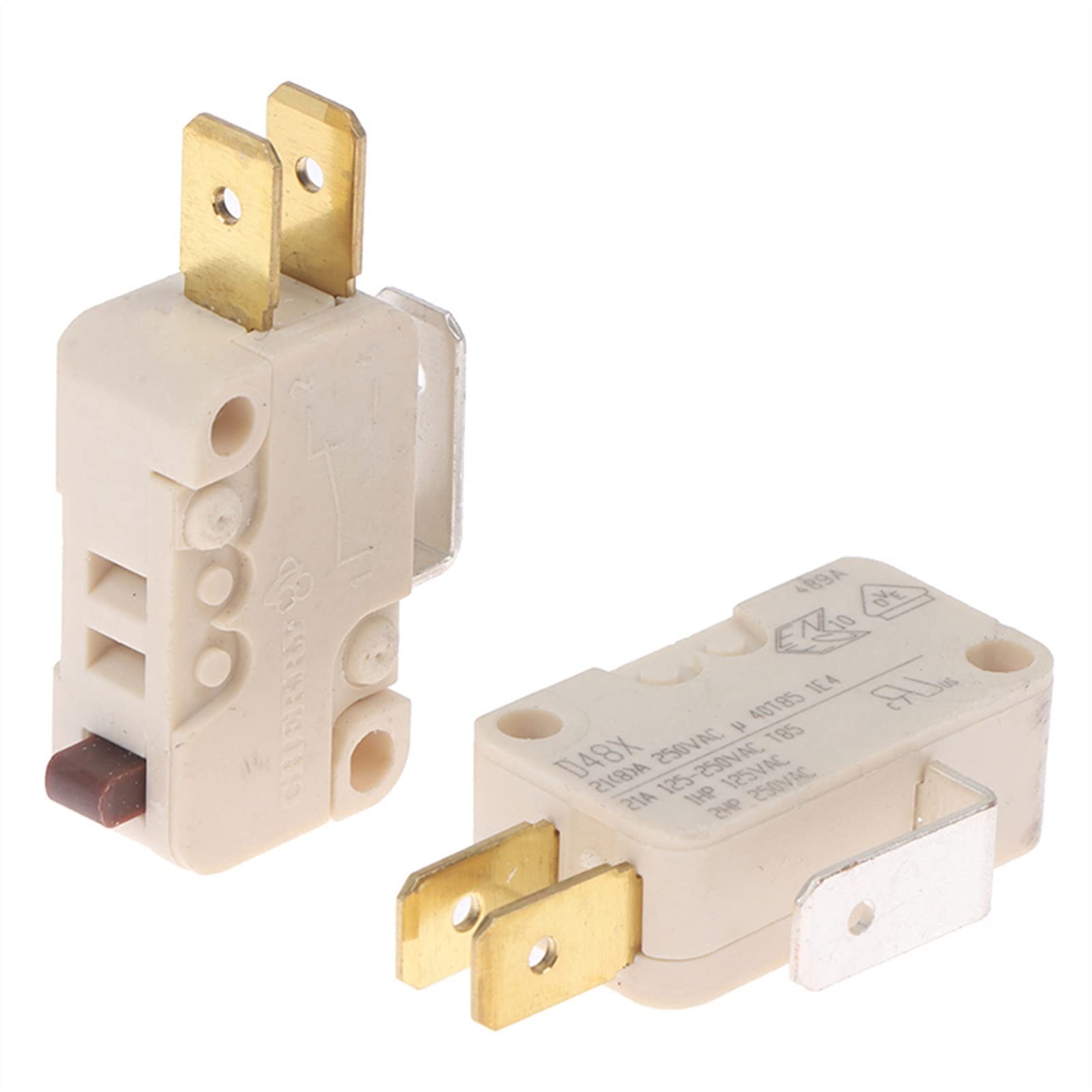 Piezas de recambio Interruptores industriales 1 Uds. Microinterruptor grande D48X interruptores de límite de calentador de agua de alta corriente 21A 250V