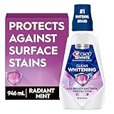 Crest 3D White Luxe Glamorous White Multi-Care Whitening Fresh Mint Flavor Mouthwash...