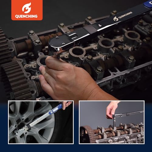 Clé dynamométrique de haute précision ± 4 % en acier robuste CR-V - 8