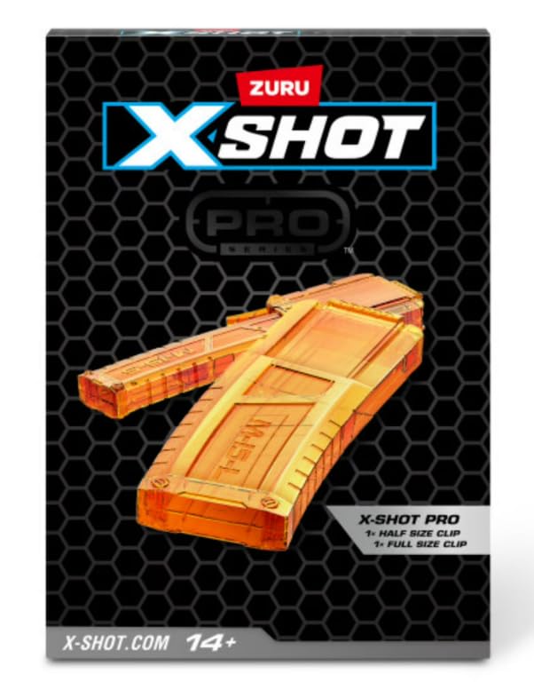 Amazon.com: XSHOT Skins Pro Twin Clip Pack by ZURU – 2 High