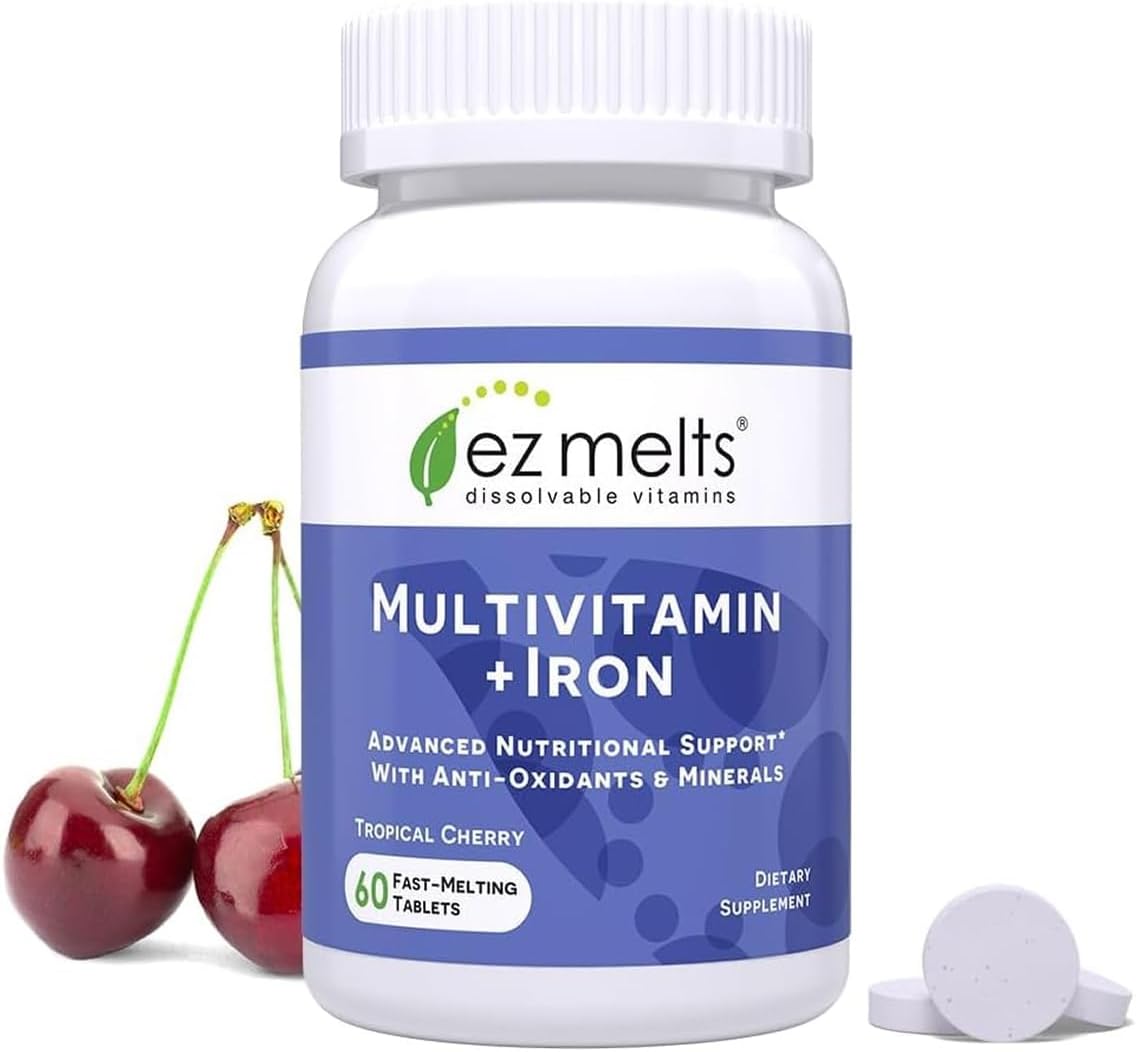 EZ Melts Multivitamin + Iron – Daily... EZ Melts Multivitamin + Iron – Daily...