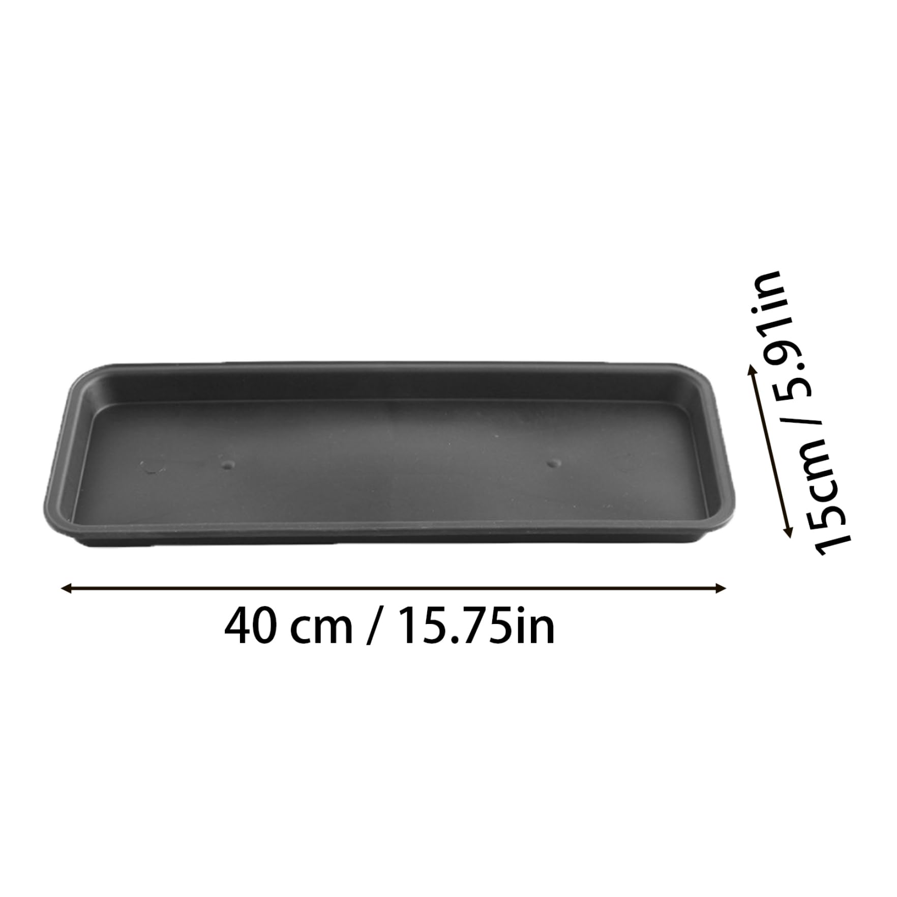 Bonsaiboy Parisian Red Ceramic Humidity/Drip Bonsai Tray - Rectangle - 7.5