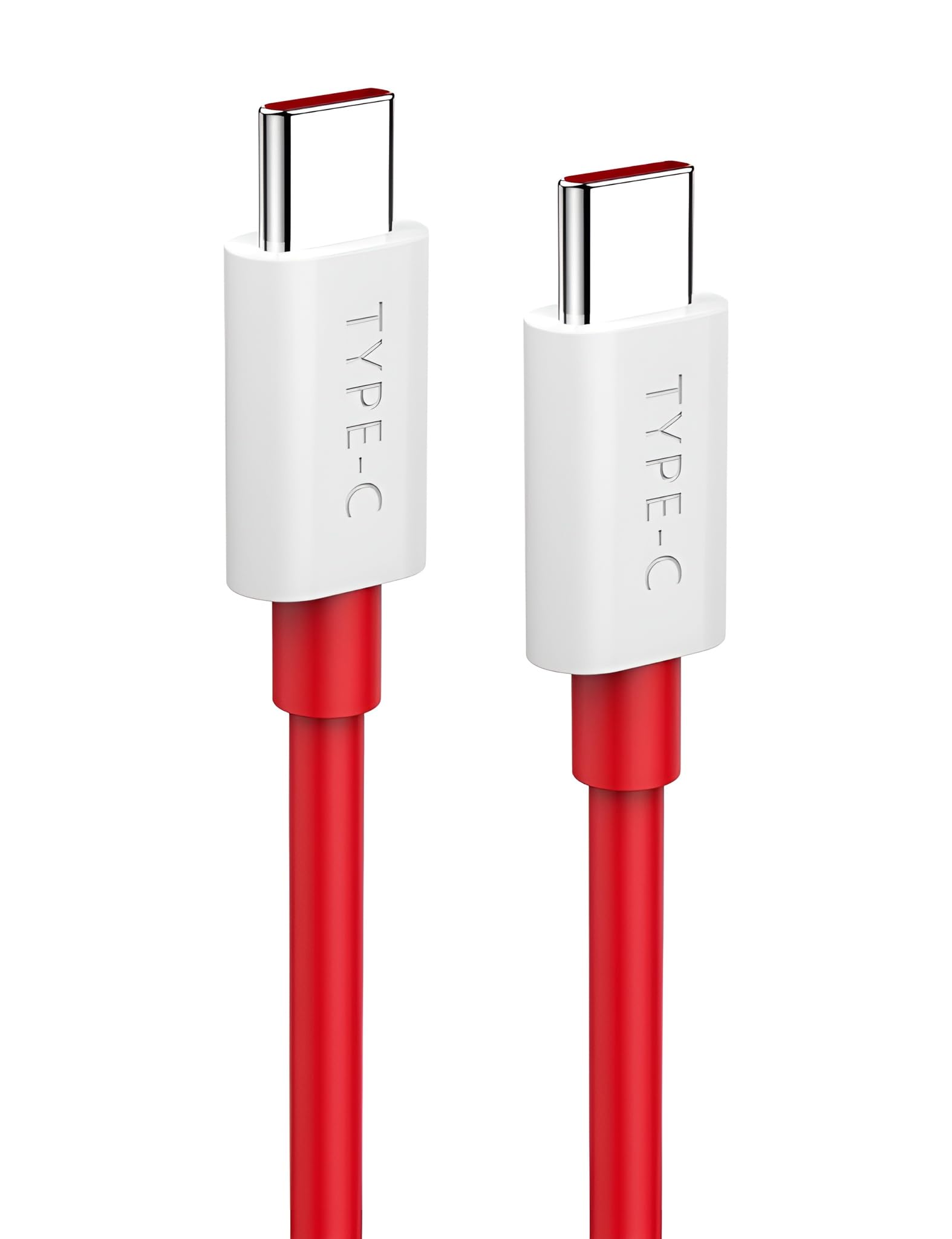 mifaso Original OnePlus Supervooc Type C To C 1M Charging Cable Compatible With OnePlus 13, 13R, 12, 12R, Nord 4, Open, 11, 11R, 10R, 10T, 10, 10Pro & Other USB-C Devices, Fast Data Transfer 100W, Red