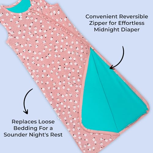 Image of Posh Peanut Baby Sleep Sacks - Sleeveless Swaddle Sacks & Sleeping Bags - Extra Long 2 Way Zipper - 1 TOG