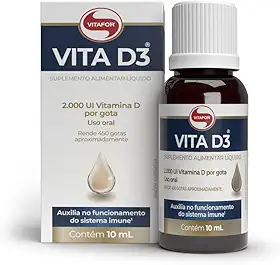 Vitafor - Vita D3 Líquida 2000 UI/gota - 10ml