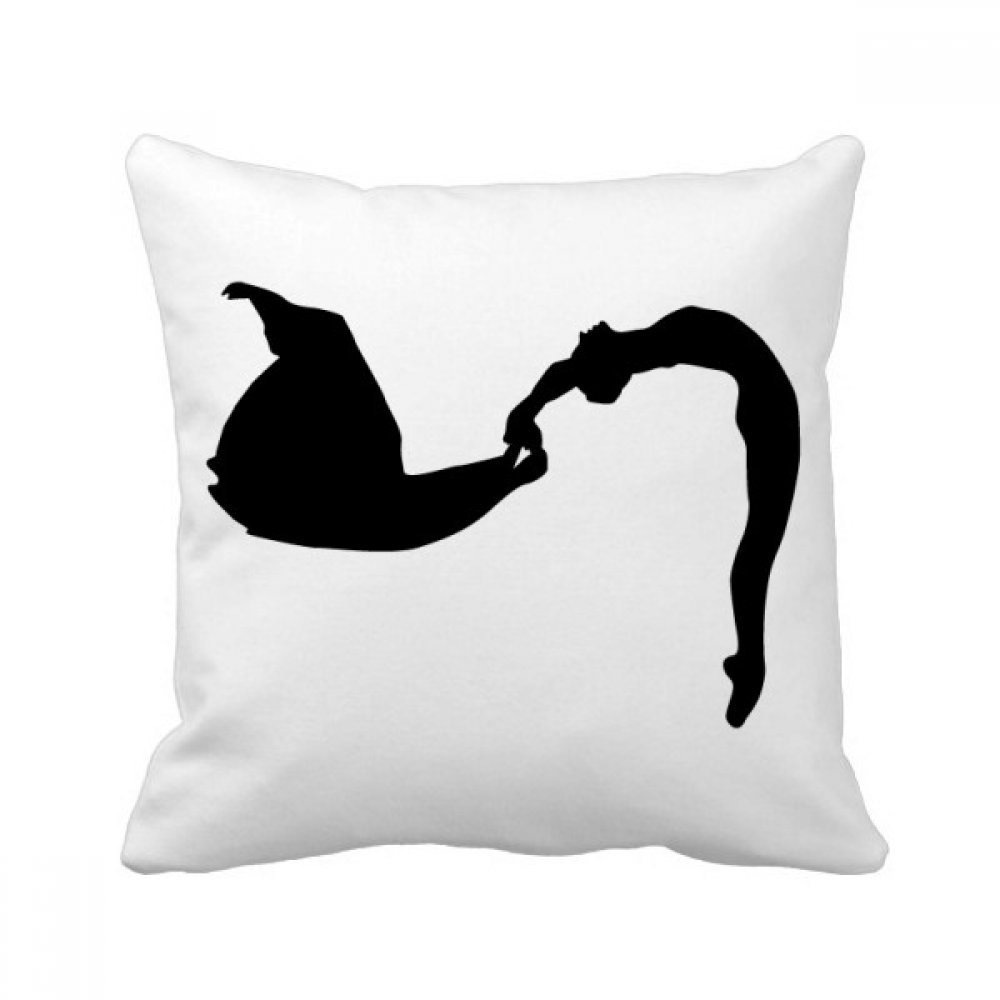 Coussin de sport carré 40x40 cm art danse saut multicolore
