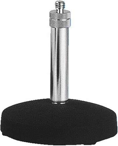 MONACOR MS-1 Mikrofon-Tischstativ  Chrom Schwarz  mm 
