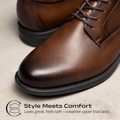 Bruno Marc Classic Leather Oxfords