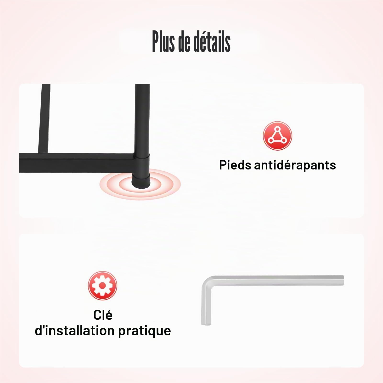 Table professionnelle de lutte pour bras - Table de compétition standard avec support de poignet réglable - Appareil d'entraînement pour la maison, la salle de sport, le club, le bureau - Capacité de