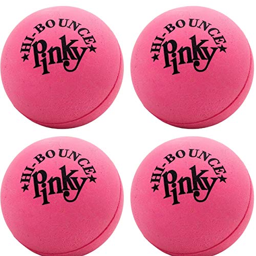 JA-RU Hi-Bounce Pinky Ball (4 Pack) 2.5 Inch Bouncy Balls for Kids 976-4A