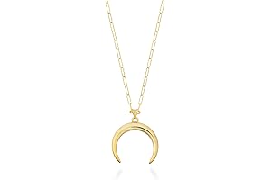 "Accessorize Wisely: The Sophisticated Crescent Moon Necklace and Ring Keeper"
