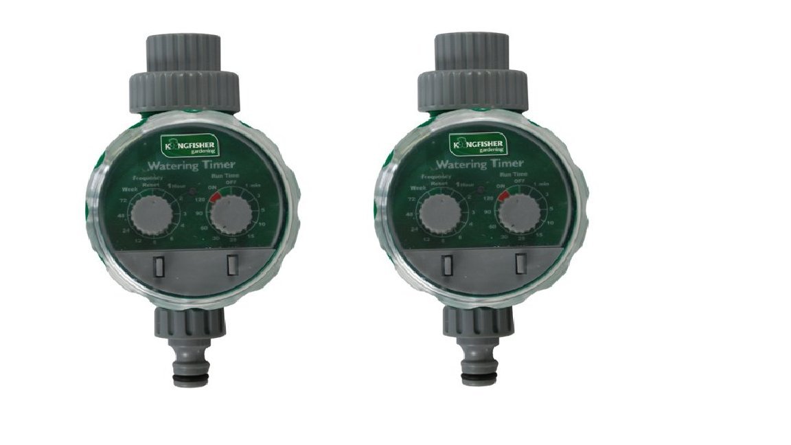 (2 Pack Bundle) - Kingfisher Electronic Water Timer 2 Pack