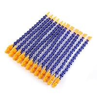 Kühlmittelschlauch,12 PCS Kühlmittelrohr Kunststoff flexible Wasser oel Kuehlmittelrohrleitung Schlauch flach und rund Düse Wasser und Öl Kühlmittel Schlauch Gewinde Durite und Schlauch-Kühlmittel