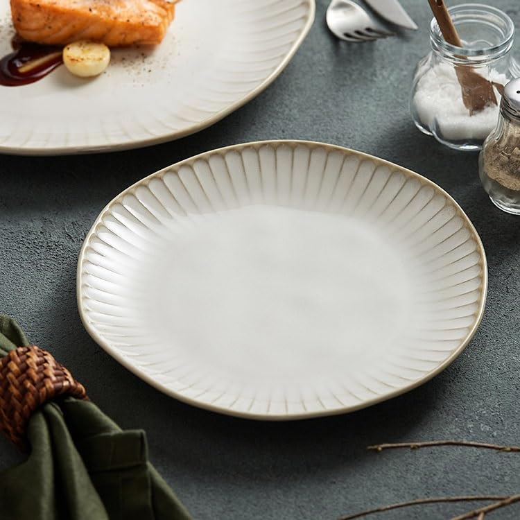 Talerze obiadowe, talerz do naczyń, gospodarstwo domowe, 25 cm, ceramiczny stek, zachodnia, jedzenie, restauracja, kuchnia, zastawa stołowa, salaterka, 25 cm