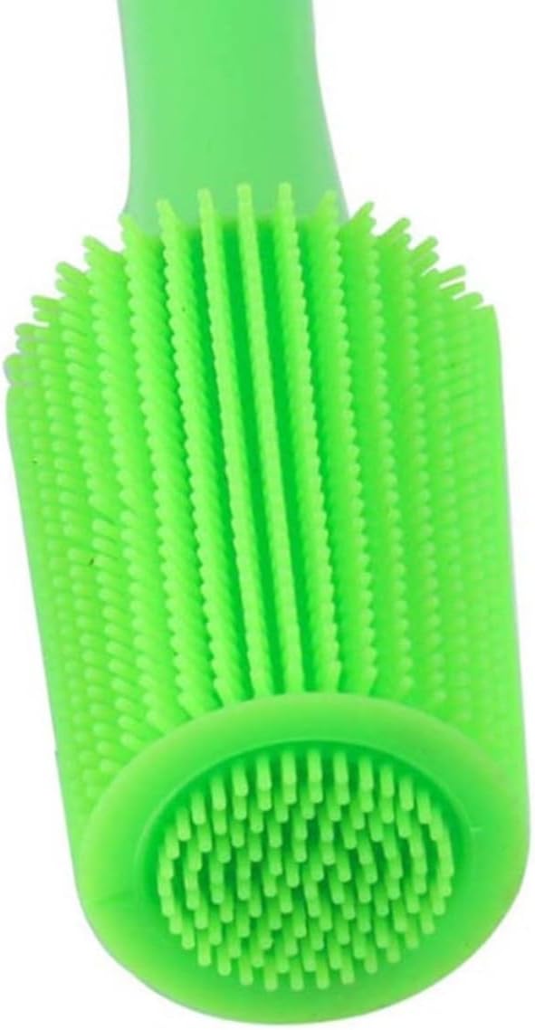 Silicone Bottle Cleaning Brush Multipurpose Cup Cleaner Brush with Long Handle Design Random Color for Hard-to-Reach Areas for Water Cups and Glasses, for Kitchen and Home Use