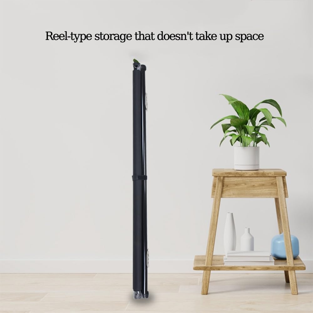 Schermo Di Proiezione Manuale Avvolgibile, Telo Per Videoproiettore 30" 40" 50" 60" 72", Schermo Proiezione Portatile, Montaggio A Parete(16:9,40inch)