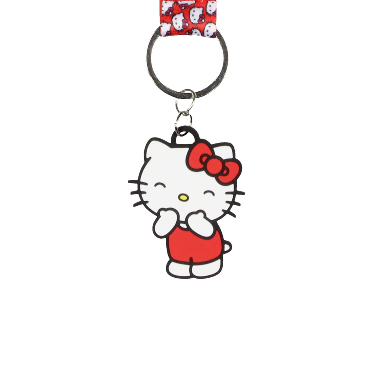Amazon.com: Sanrio Hello Kitty All-Over Print Wrist Strap Lanyard