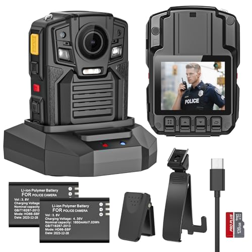 Tarkonn Body Camera with Audio and Video...