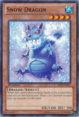 yugioh snow deck YU-GI-OH! - Dragon (ABYR-EN094) - Abyss Rising - 1st Edition All cards will be carefully packed for safe transit CUSTOM CARDS] Snow Sorceress Archetype