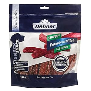 Dehner Premium Hundesnack, Entenbrustfilet in Streifen, 500 g