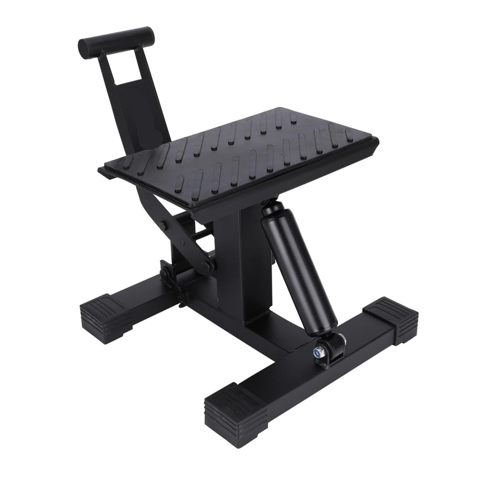 Soporte for Motocicleta con Capacidad de 1000 Libras, Gato Elevador, Mesa elevación, Soporte Altura Ajustable, reparación y Mantenimiento Motos Cross(Black)