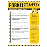 Forklift Safety Poster, OSHA...